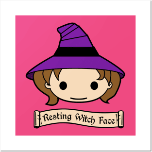 Resting Witch Face Posters and Art